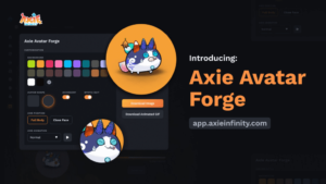 شركة Axie Infinity تعلن عن إطلاق Axie Avatar Forge